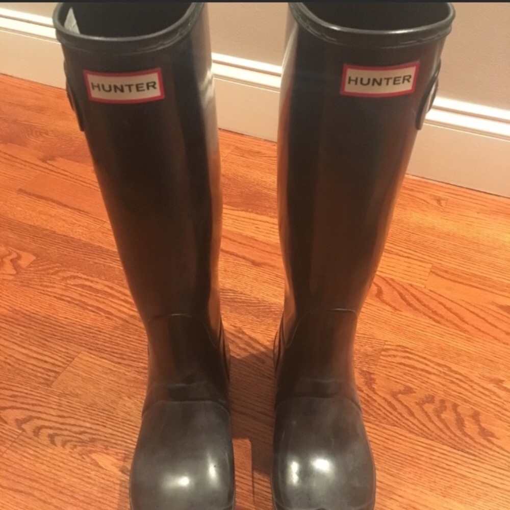 Hunter Rain Boots-Tall size 9
